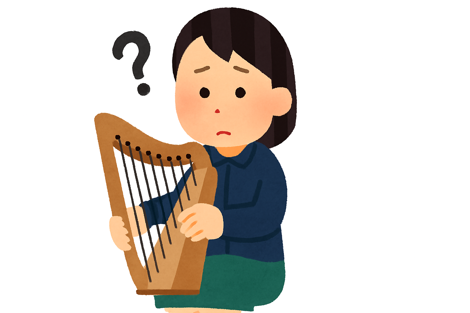 初心者のためのハープ練習方法 » 15弦ハープの森